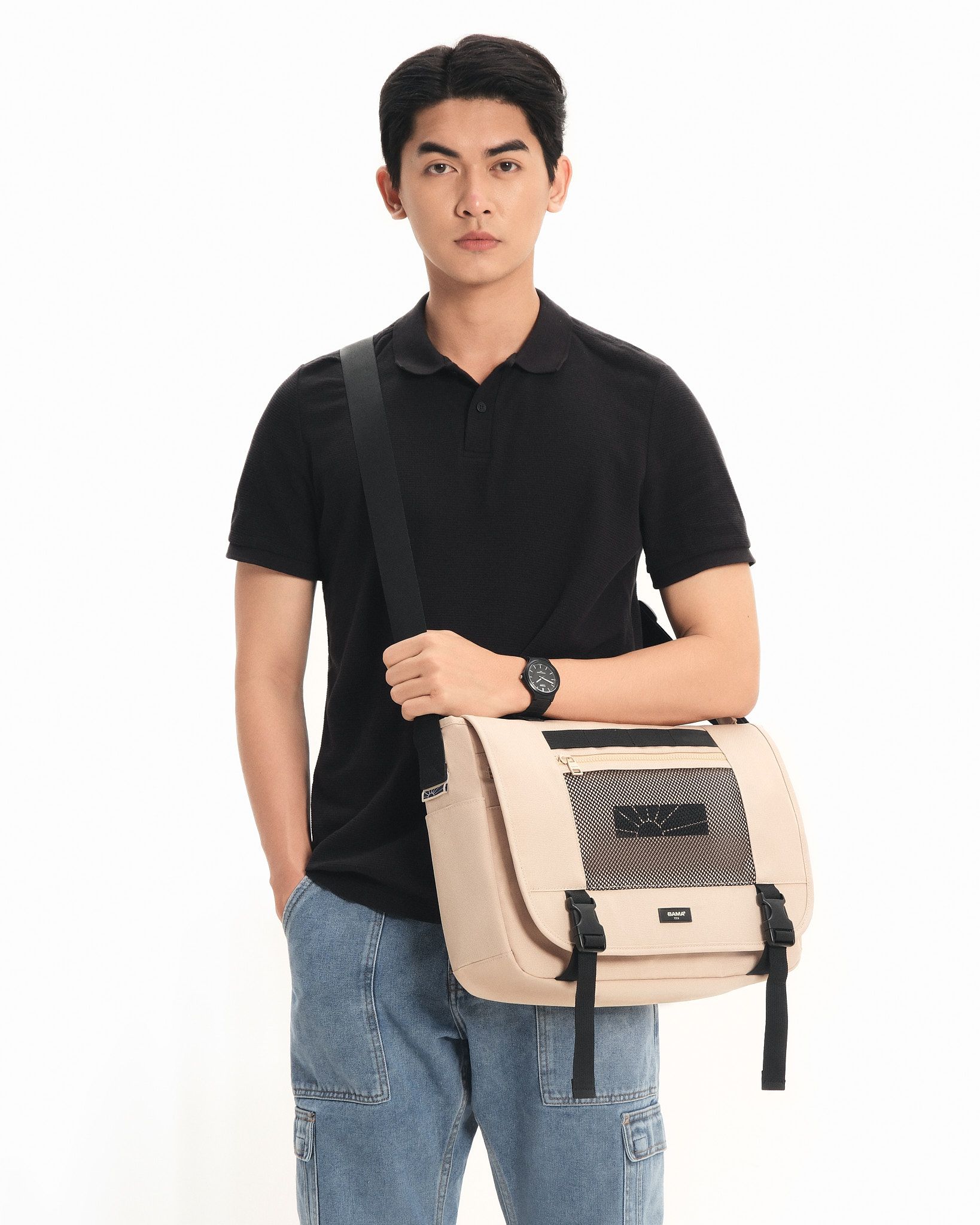 Mesh Fabric Cross Bag MF301