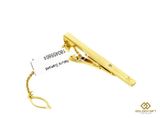 Kẹp cà vạt mạ vàng đính Kim cương - CRV0102