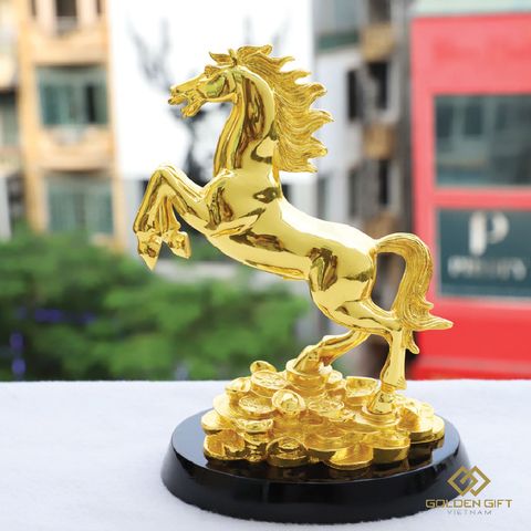 Tượng Ngựa mạ vàng 24K Tài Lộc