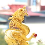 Tượng Rồng vàng Thiên Long Nhật Nguyệt