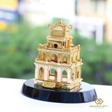 Biểu tượng Tháp Rùa Hà Nội mạ vàng - TRHN01