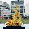 Quà tặng sếp: Rồng Vàng Kim Long Bảo Khang mạ vàng
