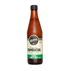 Trà Kombucha Hữu Cơ Hương Vị Chanh Xanh, Vàng & Bạc Hà 330 ml