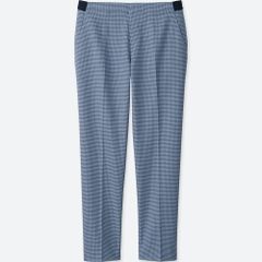 Quần côn cạp chun kẻ nhỏ Uniqlo - 171499