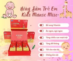 Nước hồng sâm hươu cao cổ trẻ em Kids Manse Miso - Hàn Quốc