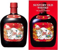 Rượu Suntory Old Whisky phiên bản con Trâu vàng