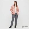 Áo khoác nữ Trần trám lót lông cừu Uniqlo - 432295