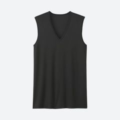 Áo làm mát nam sát nách, cổ tim AlRism Uniqlo - 182499