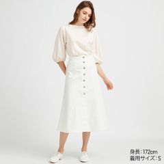 Áo cotton nữ tay lỡ Uniqlo - 418299