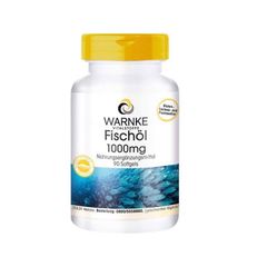 Viên uống dầu cá Fischol Warnke Omega 3 - 90 viên - Tăng cường sức khỏe tim mạch, trí não