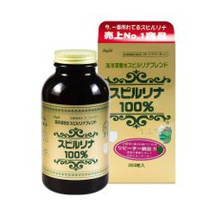 Tảo Spirulina Nhật Bản - 2200v - tem đỏ, hàng nội địa Nhật