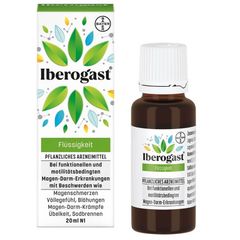 Thuốc Iberogast hỗ trợ viêm loét dạ dầy, đầy hơi, chướng bụng, trào ngược
