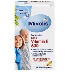 Viên uống Mivolis Vitamin E 600 (Đức)