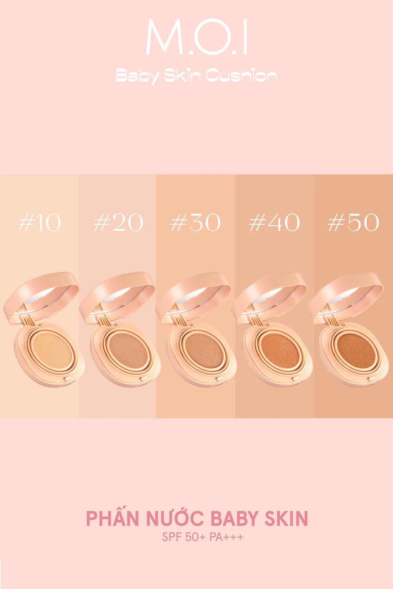 #40 PHẤN NƯỚC BABY SKIN CUSHION - DÀNH CHO DA HƠI NGĂM