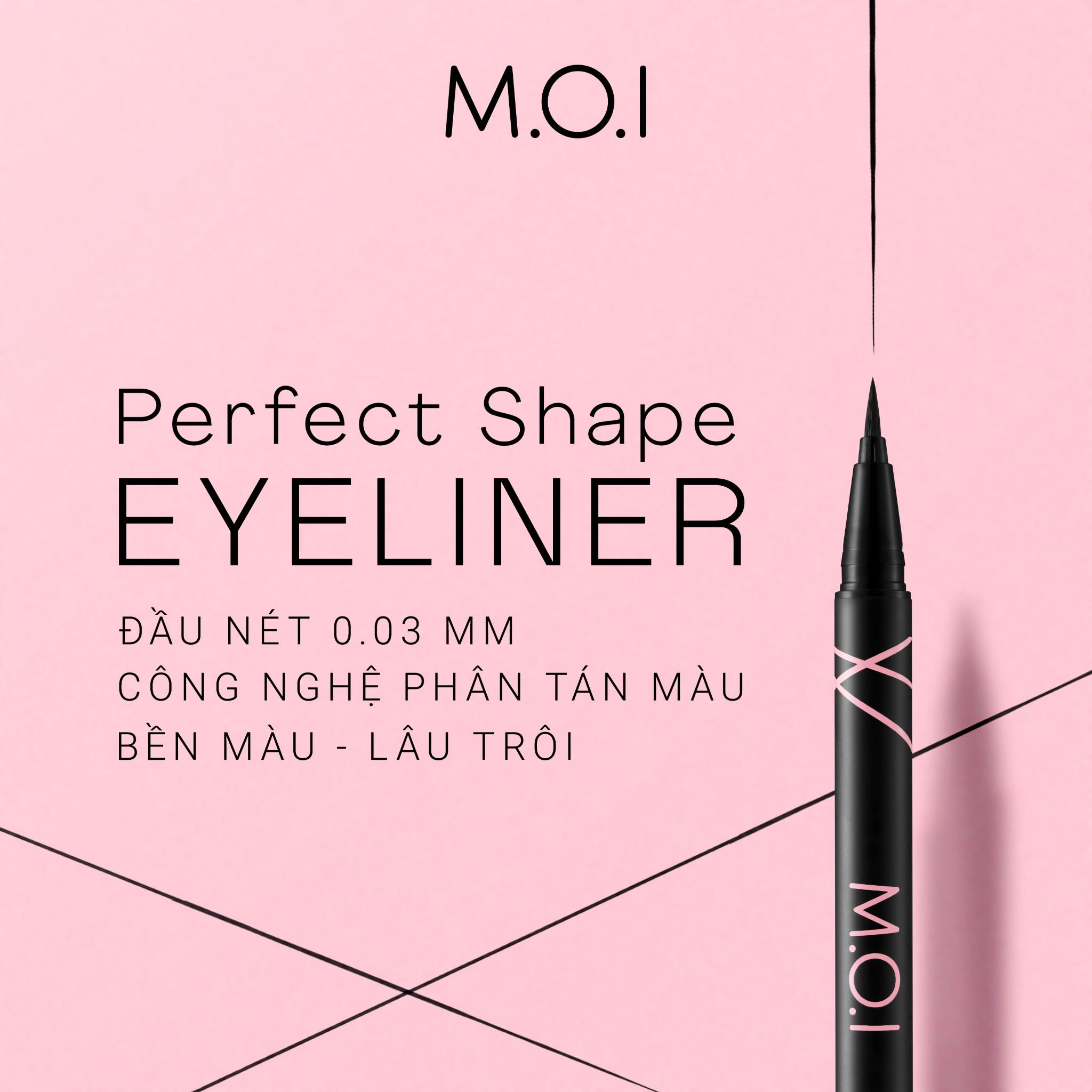 BÚT KẺ MẮT NƯỚC M.O.I PERFECT SHAPE EYELINER