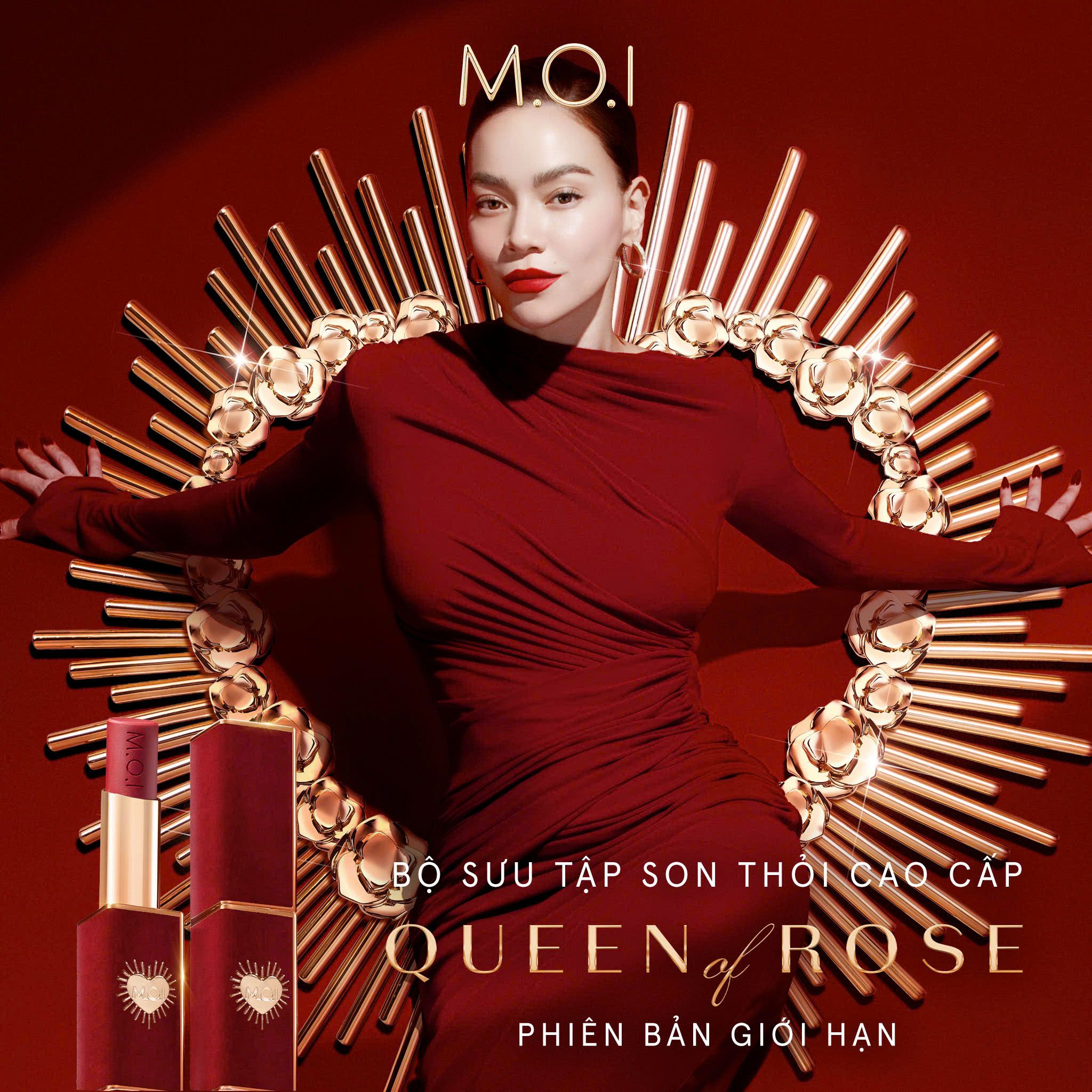 Bộ 6 màu son thỏi cao cấp Queen Of Rose Phiên Bản Giới Hạn 2025
