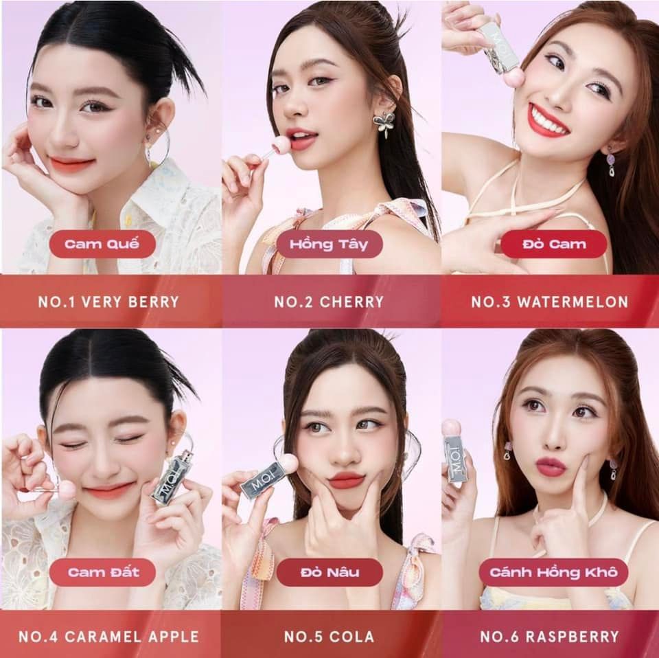 SET 6 MÀU SON TẶNG 1 TÚI ĐEO VAI LOLLIPOPS