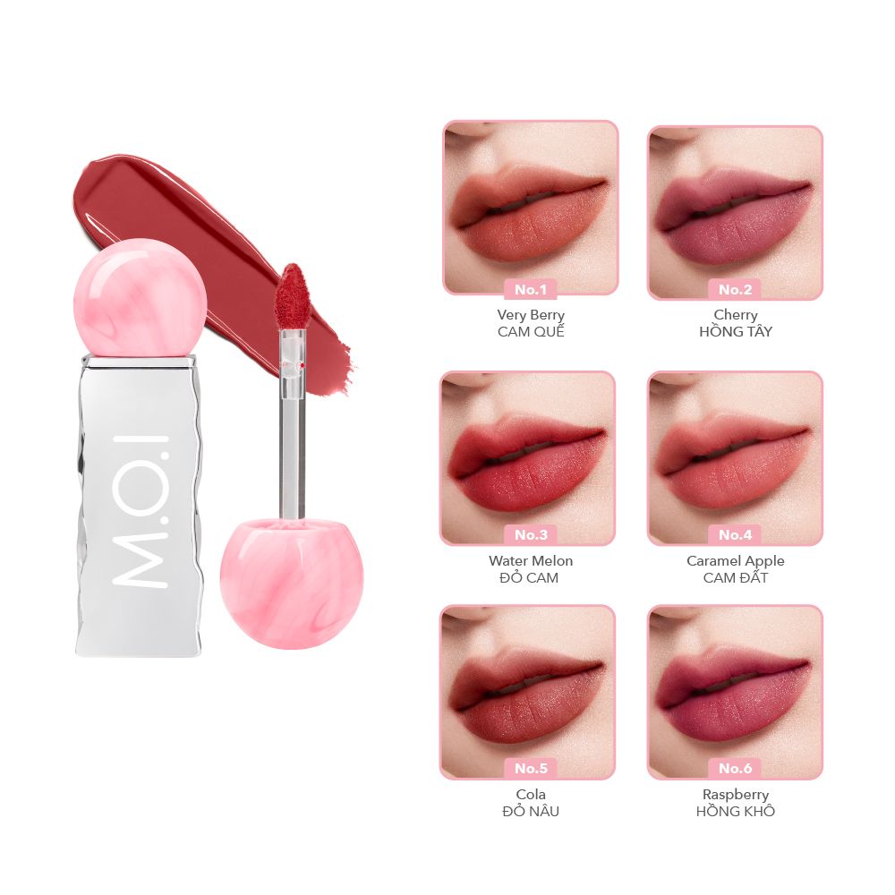 SET 6 MÀU SON TẶNG 1 TÚI ĐEO VAI LOLLIPOPS