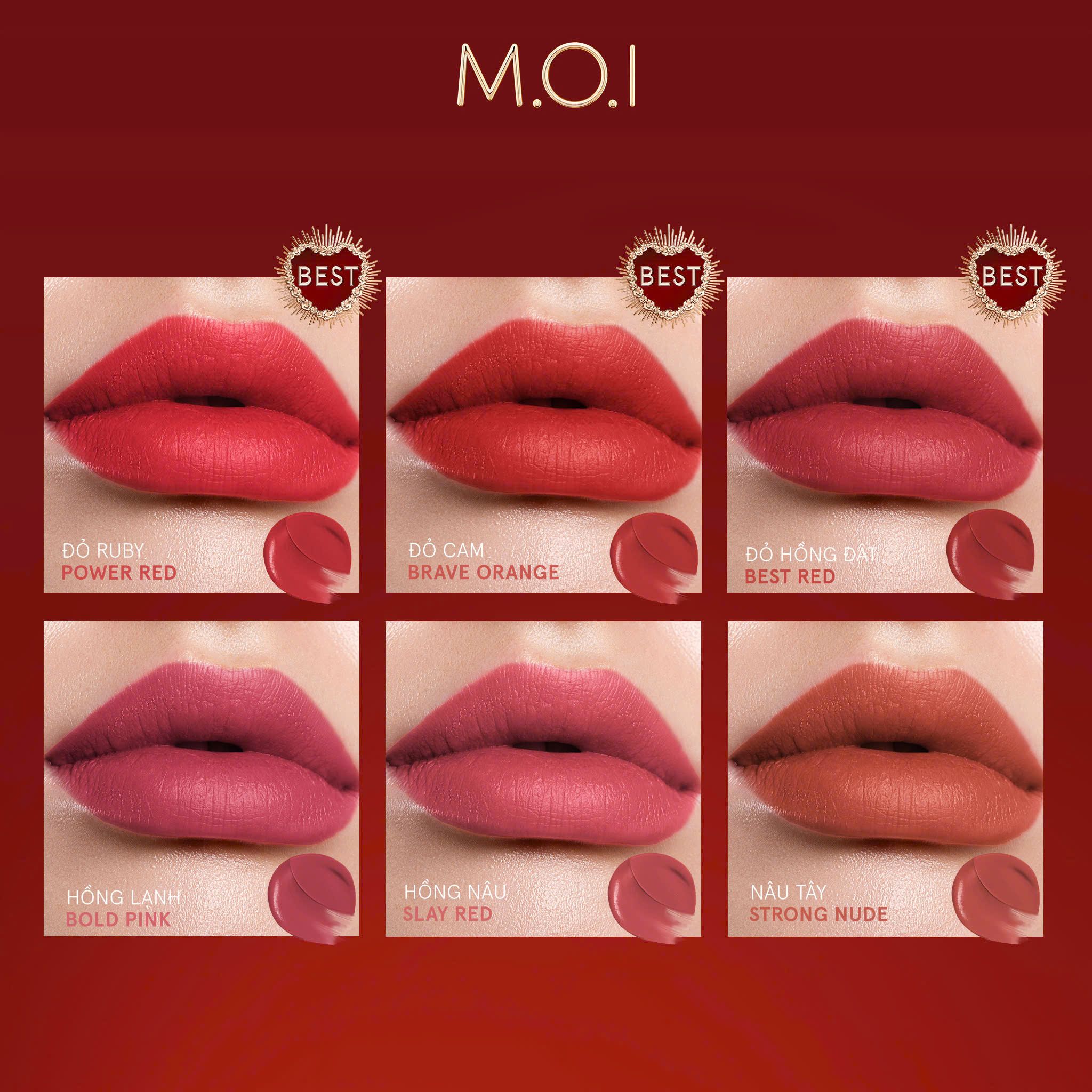 Bộ 6 màu son thỏi cao cấp Queen Of Rose Phiên Bản Giới Hạn 2025