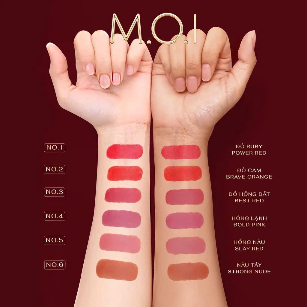 Set quà tặng 3 son thỏi cao cấp Queen Of Rose 2025