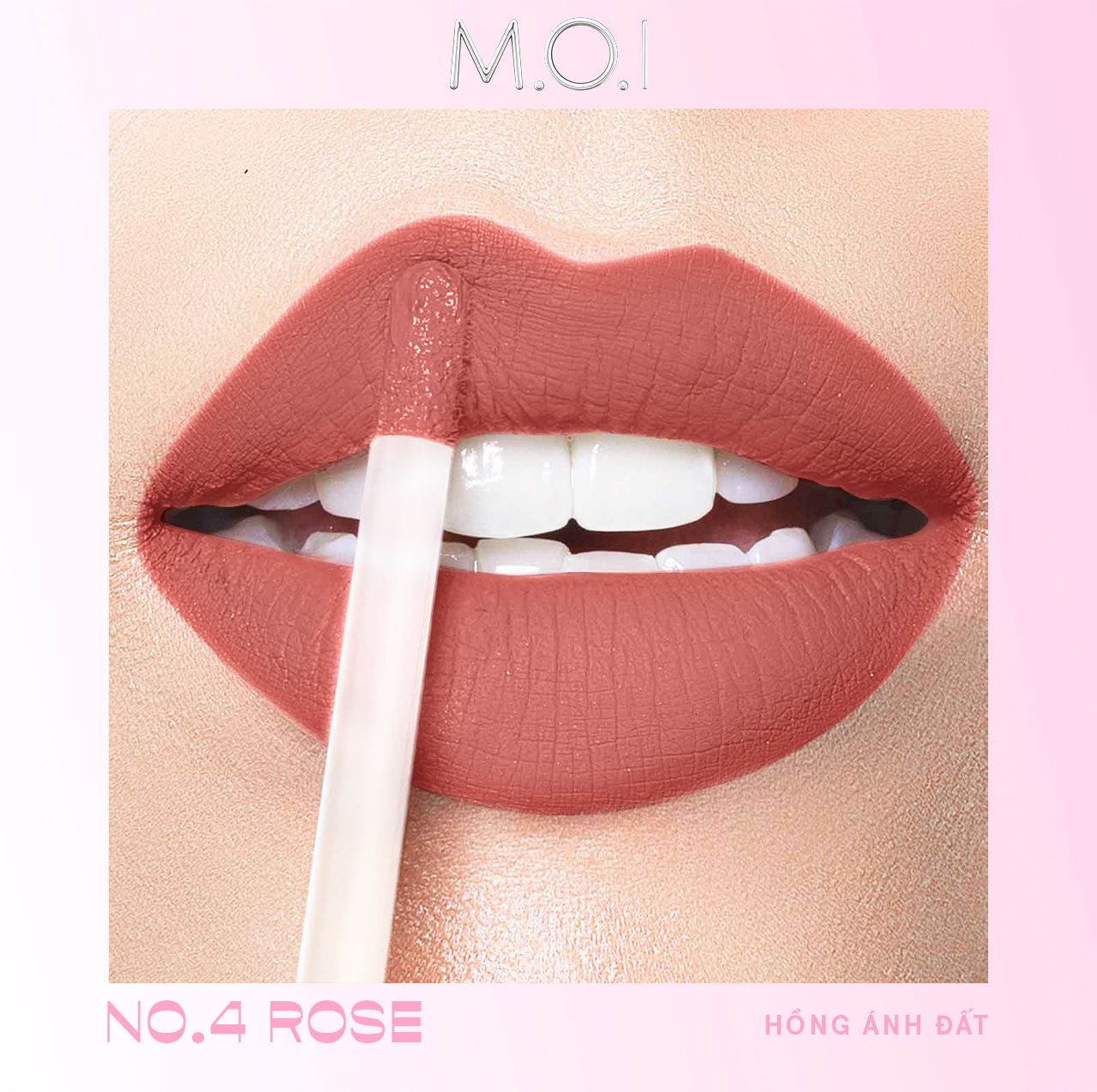 NO.4 - ROSE - HỒNG ĐẤT - SON KEM PHIÊN BẢN MÙA XUÂN