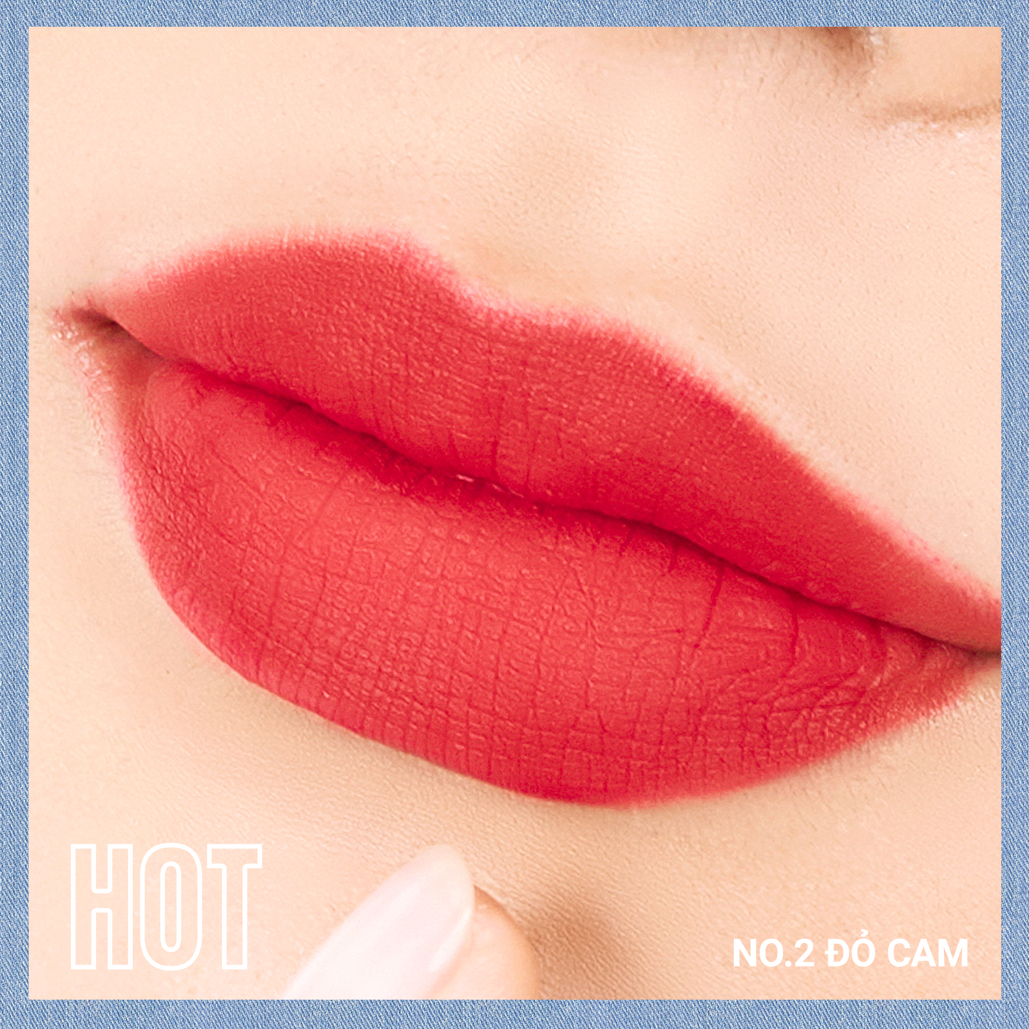 NO.2 - HOT - ĐỎ CAM - SON THỎI CAO CẤP THE NEW ICONIC PHIÊN BẢN GIỚI HẠN