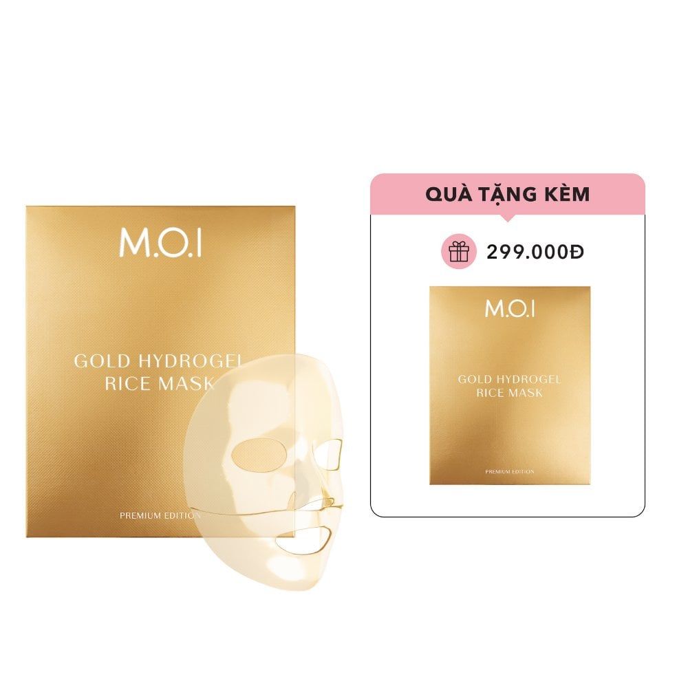 Combo 2 Hộp Mặt Nạ Gạo Hydrogel Vàng Phiên Bản Giới Hạn tặng 1 hộp