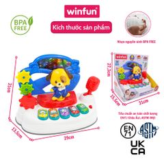 Đàn nhạc động vật nhảy theo nhịp điệu cùng Pu 0796-NL Winfun