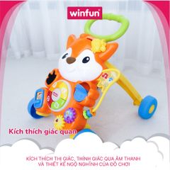 Xe tập đi kèm bàn nhạc khám phá thế giới 0878-NL Winfun