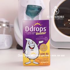 Ddrops Booster Vitamin D3 600UI dạng giọt - 5ml