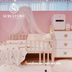 Nôi cũi gỗ Kidssun 6in1