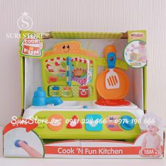 Bộ đồ chơi nấu ăn có nhạc 000755G hiệu Winfun (Bộ)