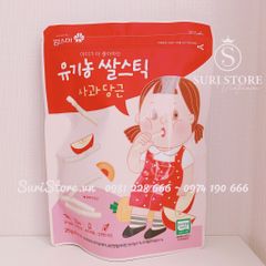 Bánh gạo hữu cơ ăn dặm Momsmi Hàn Quốc - 25g