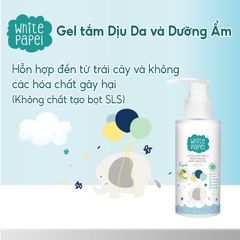 Gel tắm dịu da và dưỡng ẩm White Papel Thái - 250ml