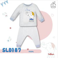 Lapomme - Bộ voi con cúc cài lệch Newborn (0-3mth)