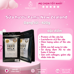 Sữa hươu Pamu New Zealand - 420g - Dạng túi