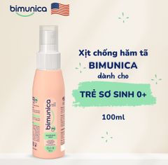 Xịt dưỡng da chống hăm Bimunica Hoa Kỳ - 100ml