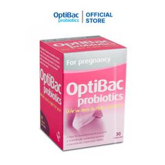 Men vi sinh Probiotic OptiBac cho bầu bú - Hộp 30v