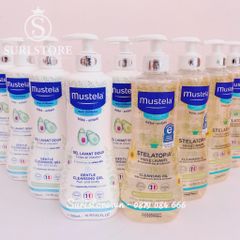 Dầu gội tạo bọt Mustela NewBorn Pháp - 150ml