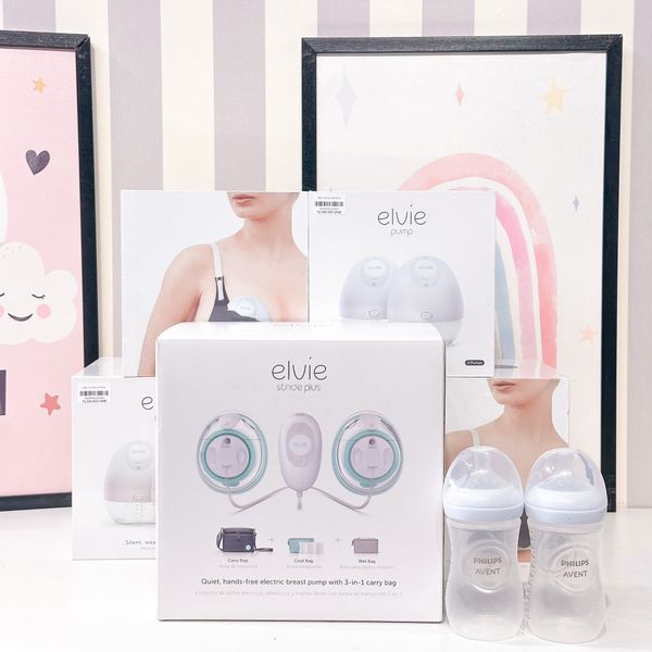 Máy hút sữa điện đôi Elvie Stride Plus Mỹ Suri Store