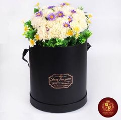 Hộp hoa Flower box Tròn Just for you
