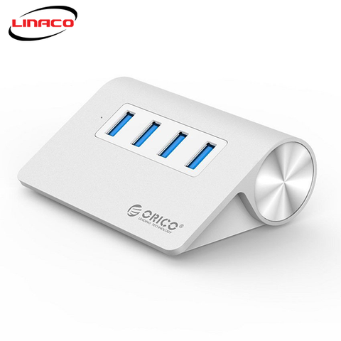 Bộ chia cổng USB 3.0 Hub chia 4 cổng Orico M3H4 (Trắng) - CHÍNH HÃNG