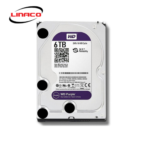 Ổ Cứng HDD Western Digital Purple 6TB 3.5 inch Sata 3