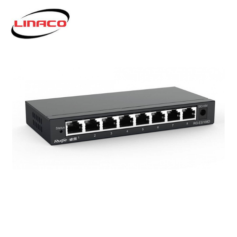 Thiết bị mạng HUB -SWITCH Ruijie RG-ES108D