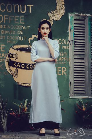 Áo Dài Linen Thanh Lịch Phong Cách