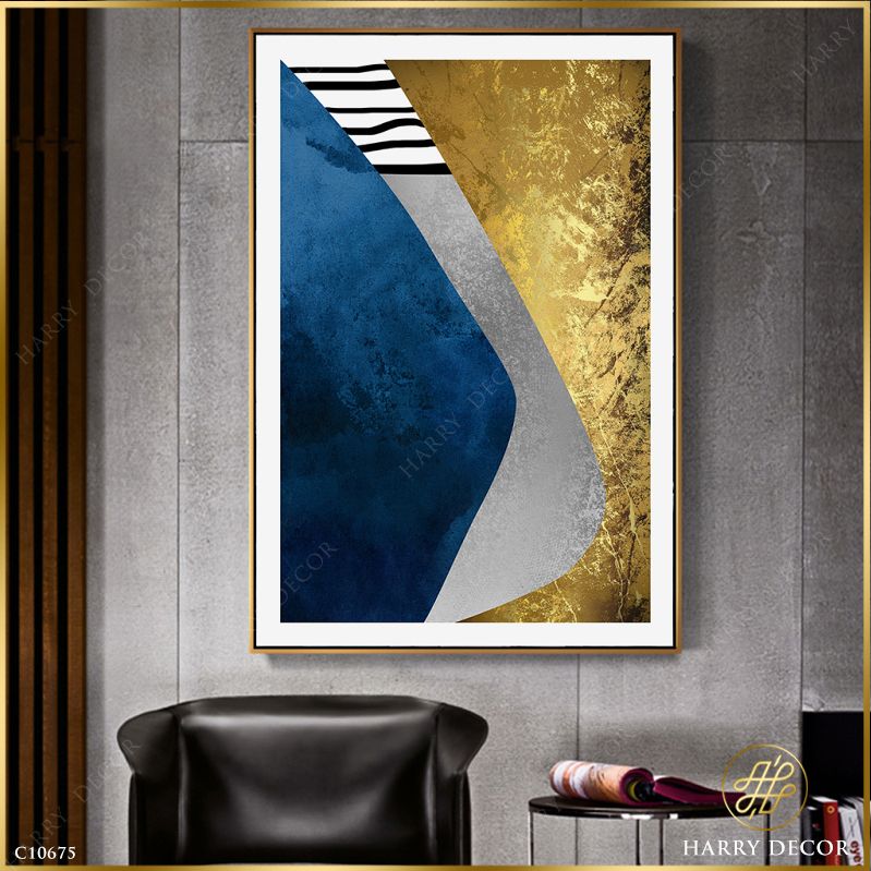 Tranh Abstract Rạch Ngang C10675
