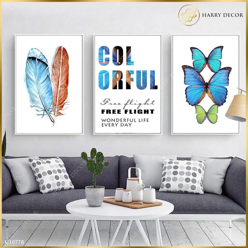 Bộ 3 Tranh Wonderful Life Every Day C10778