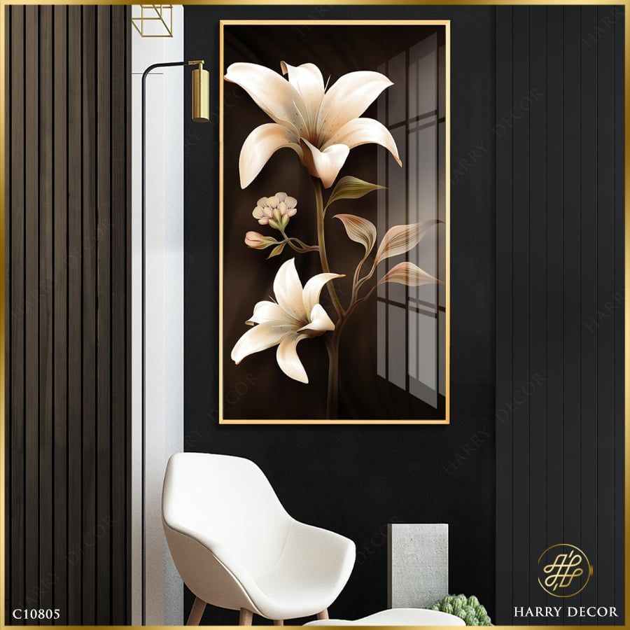Tranh Bông Hoa Huệ Trắng C10805