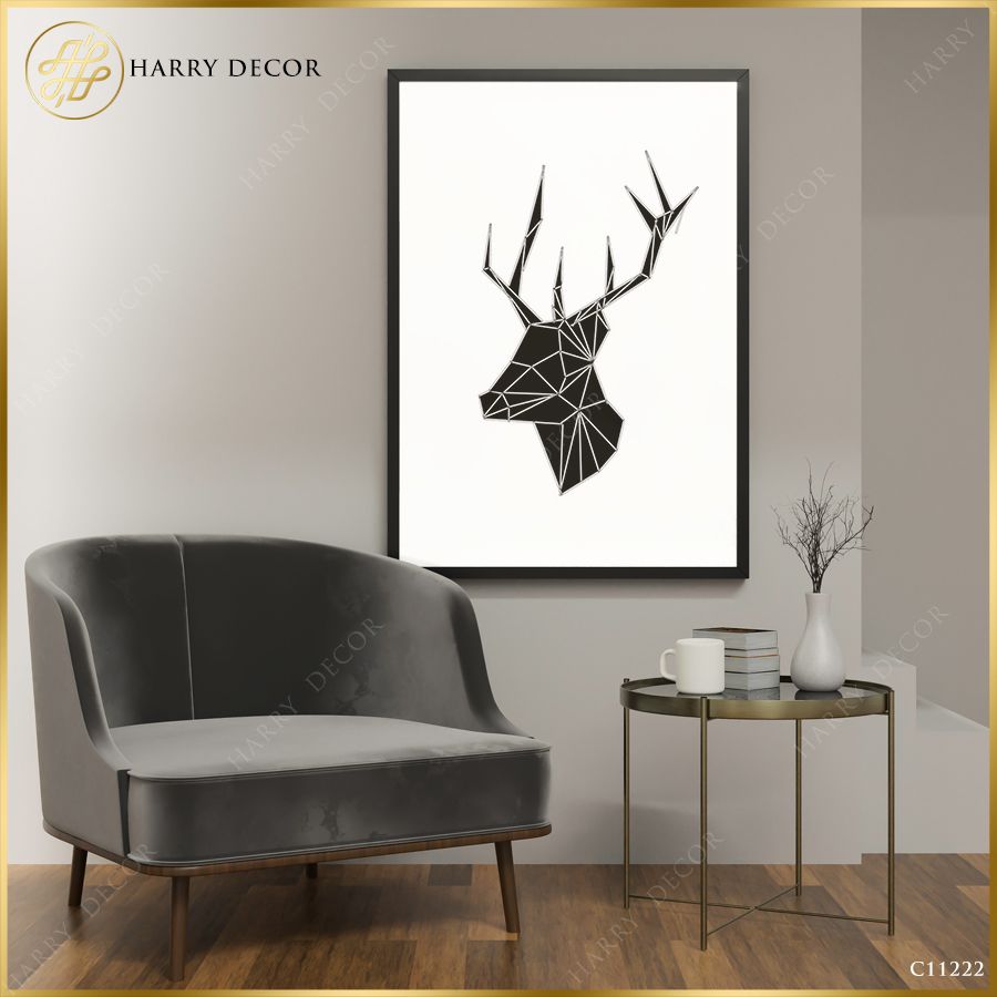 Tranh Deer Geomety C11222