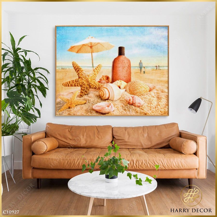 Tranh Vỏ Sò Và Sao Biển Picnic C10927